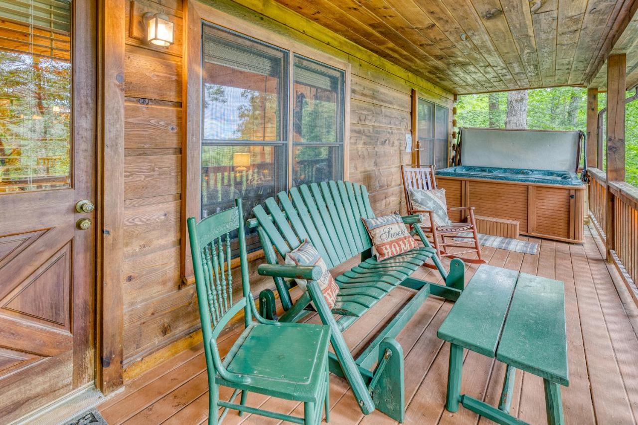 Secluded Sunrise Ridge-10 Min From Blue Ridge, King Beds, Hot Tub, 2 Porches, Fireplace Wood Burning, Mountain View, Cozy Buitenkant foto
