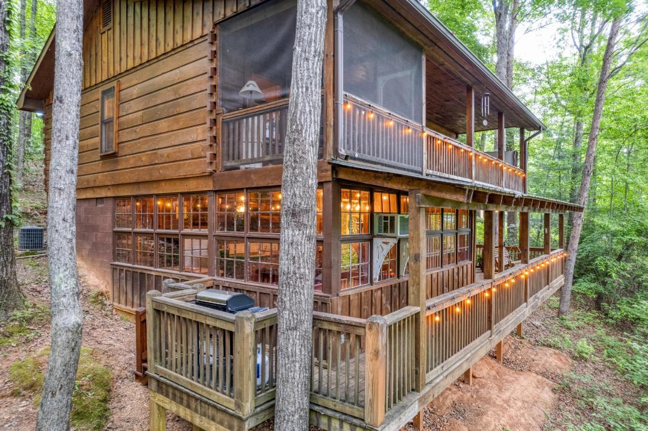 Secluded Sunrise Ridge-10 Min From Blue Ridge, King Beds, Hot Tub, 2 Porches, Fireplace Wood Burning, Mountain View, Cozy Buitenkant foto